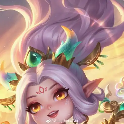 英雄联盟超话金铲铲之战超话#英雄联盟天龙之子皮肤#画了一个可爱滴风