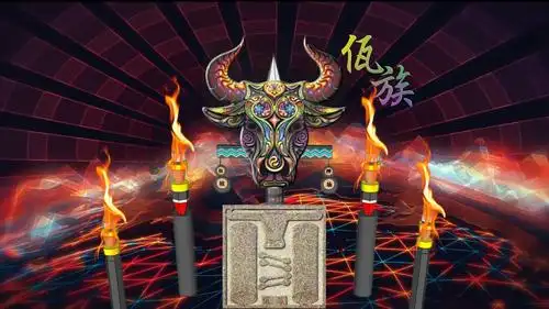 少数民族—佤族图腾素材_1920x1080_高清视频素材下载(编号:735891)