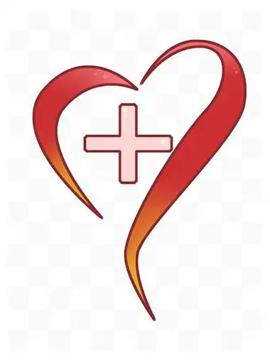 红十字爱心公益插画
