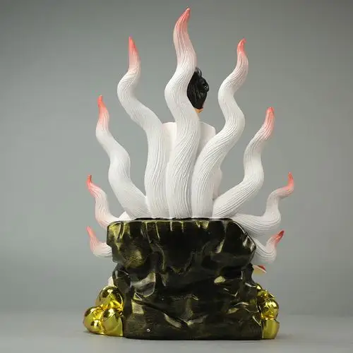 狐仙神像九尾狐仙娘娘供奉神像寺庙开光招桃花求姻缘招财道家摆件