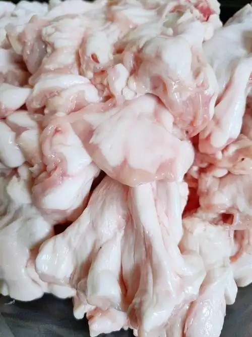 顺丰速运新鲜土猪鸡冠油猪大油花脂油速冻新鲜鸡冠油3斤去淋巴