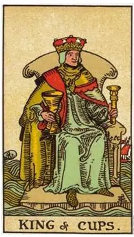 塔罗牌圣杯国王
