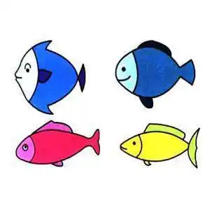 卡通鱼简笔画图片大全儿童画画大全简笔画鱼鱼的简笔画图片大全画鱼的