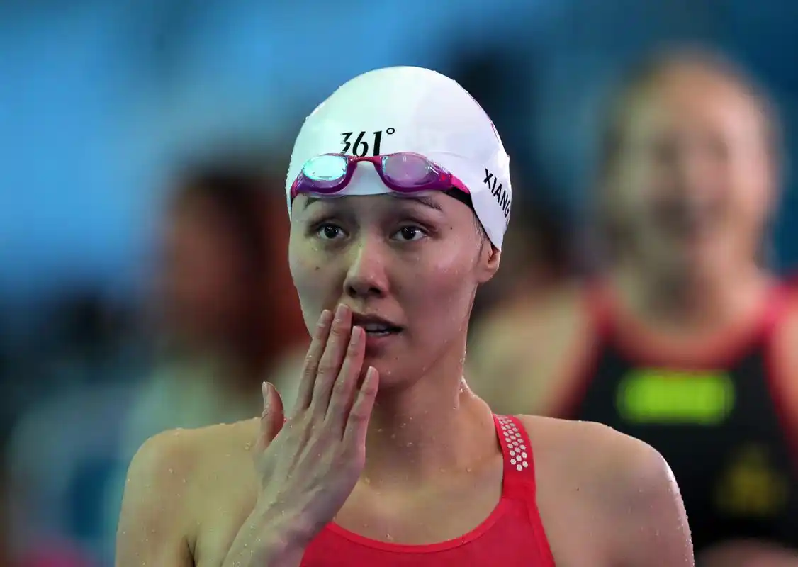 游泳——刘湘晋级女子50米自由泳半决赛(2)