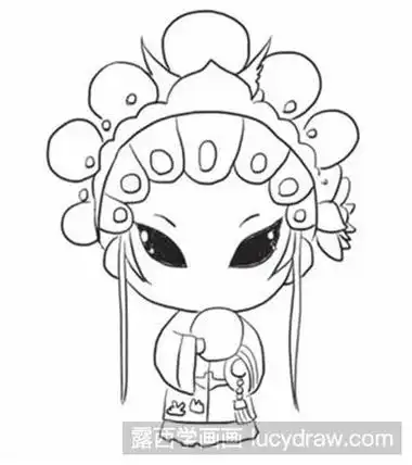 简笔画教程:怎么画京剧人物