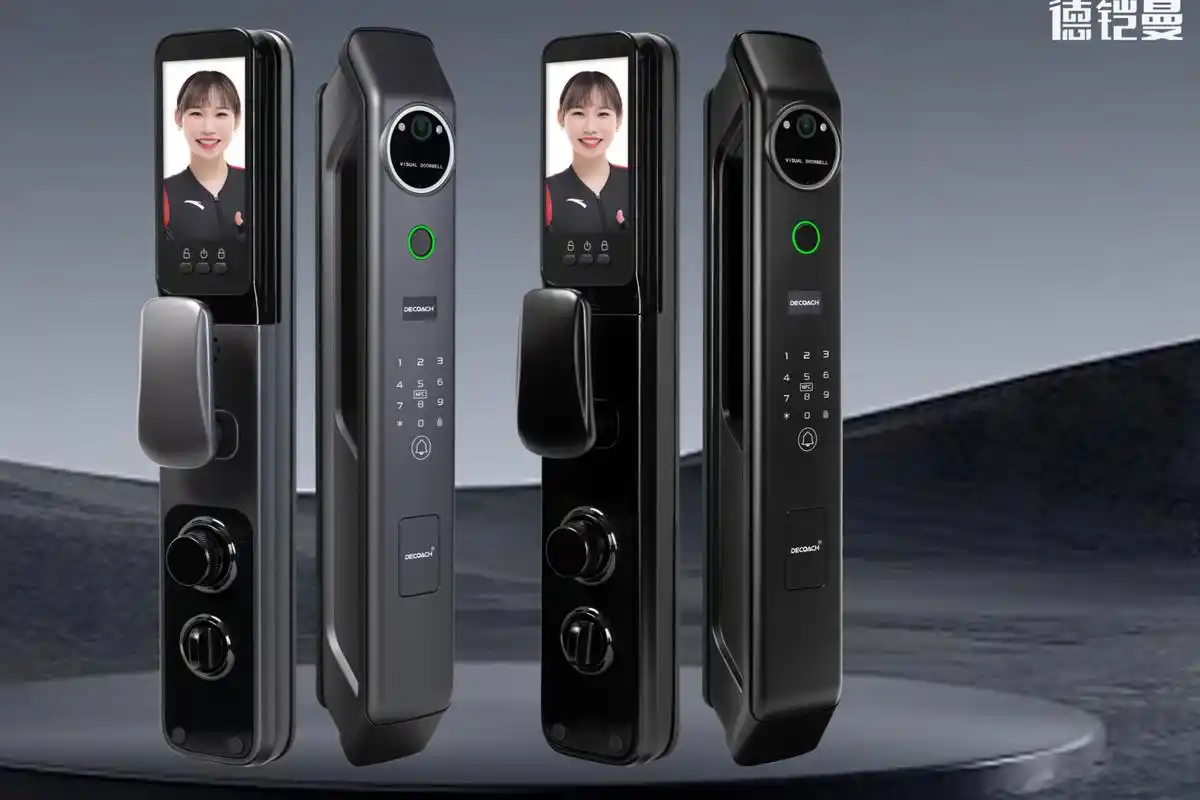 德铠曼m3风驰智能锁采用铝合金和磨砂处理,避免指纹残留.