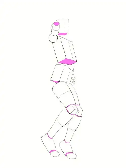 人体结构怎么画今日动态透视练习