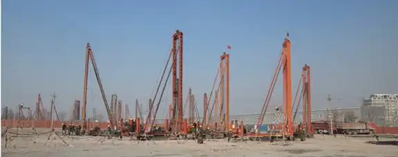 干硬性混凝土柱锤冲扩桩在停车场地基处理中的应用