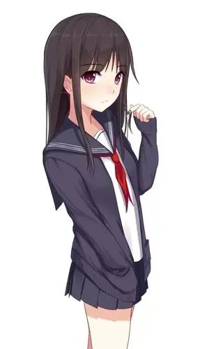 二次元校服女生壁纸 夏天你换新校服了吗