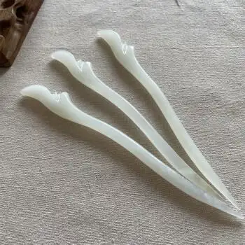 苍兰诀周边同款发簪男主人间东方青苍玉簪员外藏心簪子古风白素簪头饰