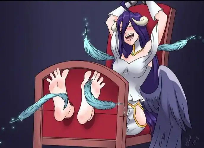 挠脚心插画图片壁纸