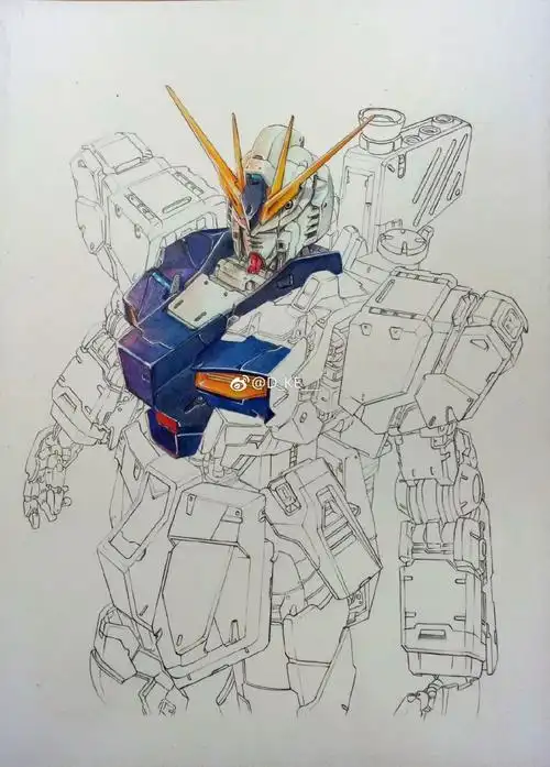 彩铅达人绘 | 【牛高达】