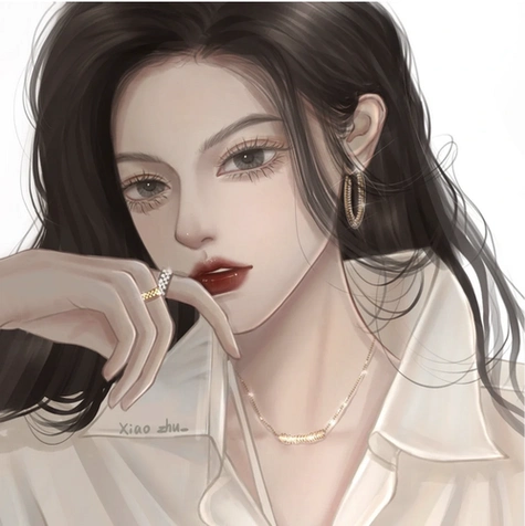 冷艳手绘图片头像女生 手绘头像图片大全 -【爱个性】