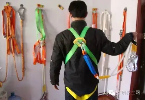 高空作业安全绳使用注意事项