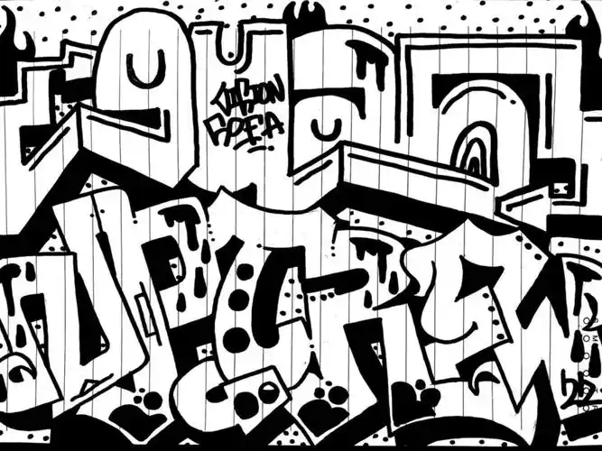 涂鸦  #涂鸦手稿  #绘画过程  #涂鸦字体  #字母涂鸦  #街头涂鸦