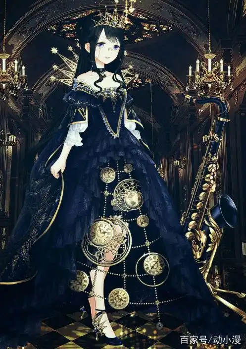 二次元壁纸;奇迹暖暖黑暗风格的美图,你喜欢吗?