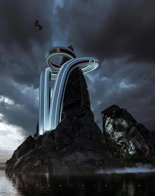 未来主义和非物质建筑的概念