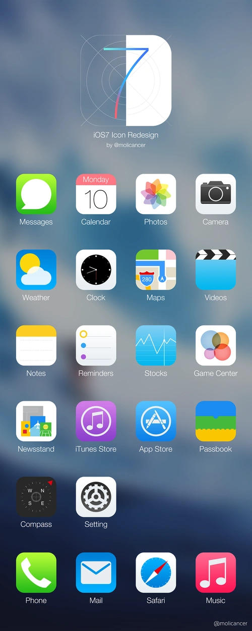 ios7 icon redesign