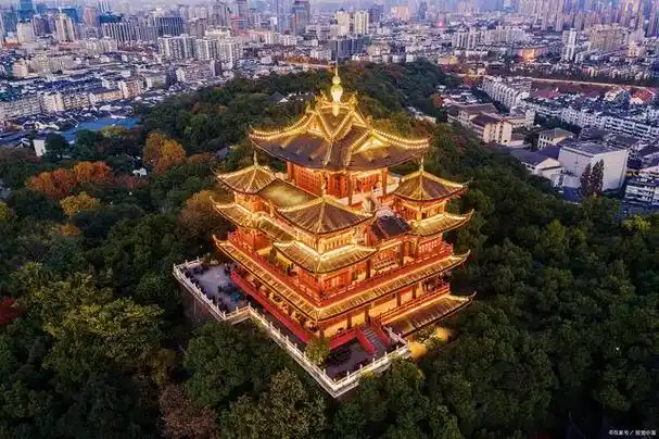 长沙天心阁,长沙的标志性建筑之一,湖南省的著名景点之一!