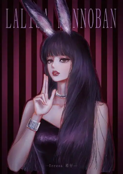 插画-blackpink兔女郎.