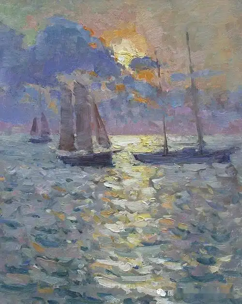 舒服自然的色彩美国印象派画家理查德奥弗史密斯油画作品欣赏