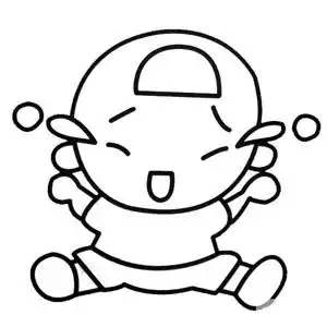 小宝宝填色图片人物简笔画小男孩简笔画飞机简笔画_直升机简笔画图片