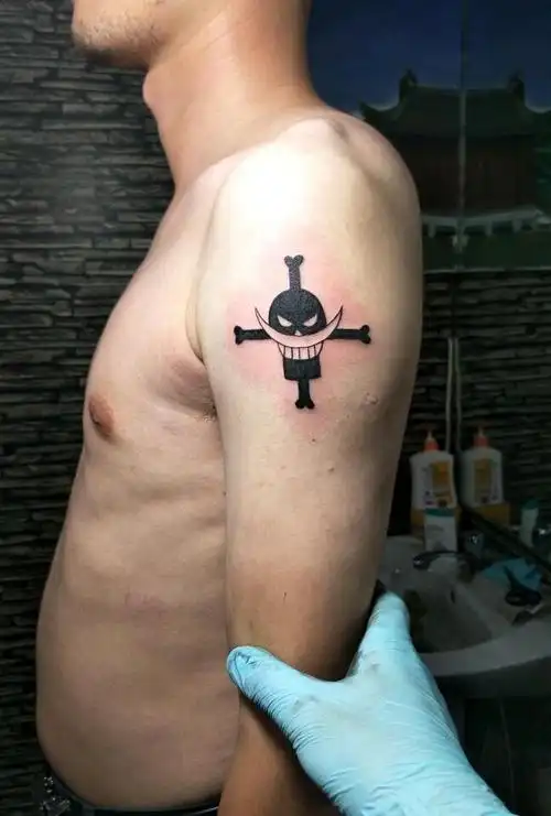 白胡子_纹身图案手稿图片_阿港的纹身作品集