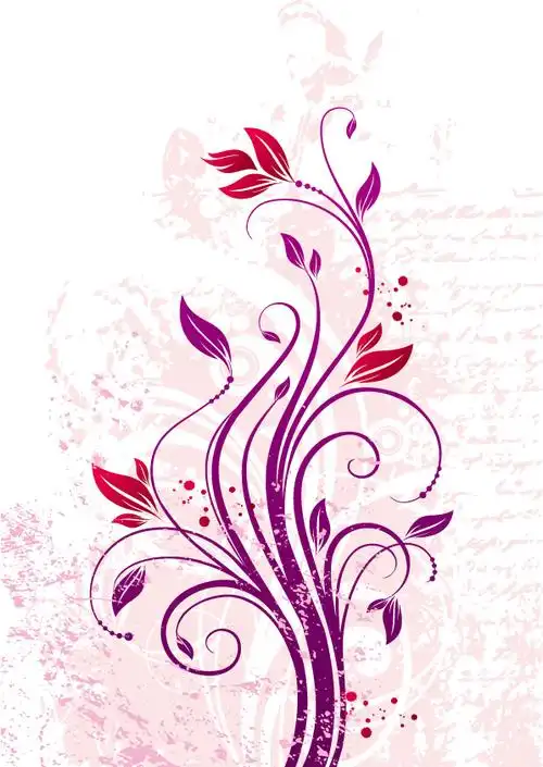 18款漂亮的矢量花纹插图eps