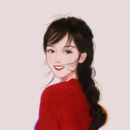 精选高清头像女生微信头像手绘头像复古风