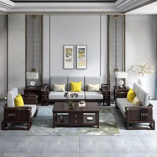 黑檀实木家具演绎新中式风格