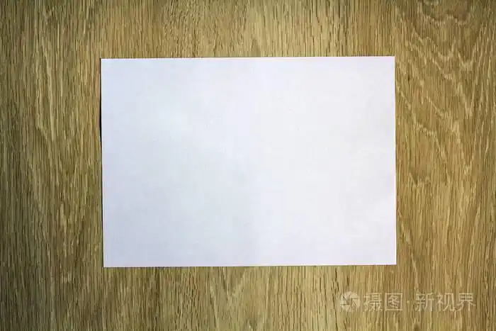 木制背景空白白纸