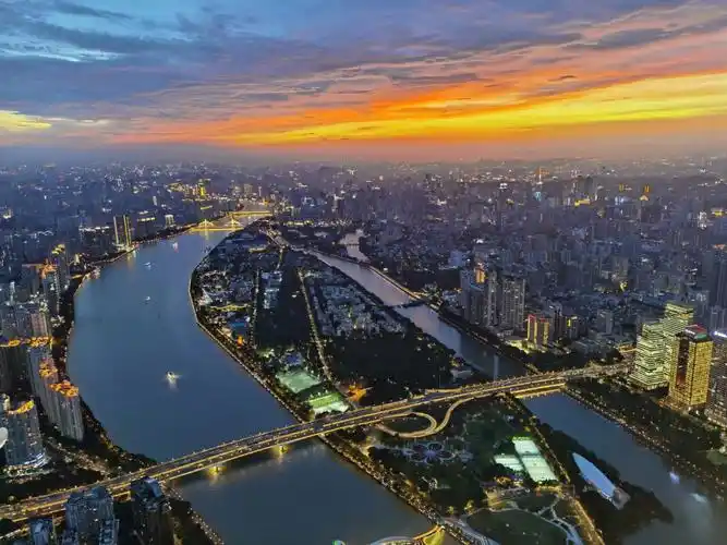 广州塔风景看着好治愈