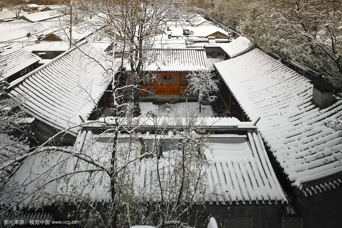 俯瞰老北京四合院
