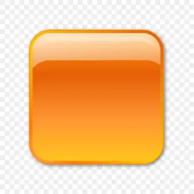 橙色方形按钮图标透视图按钮停止图标100个超实用icon图标素材一组
