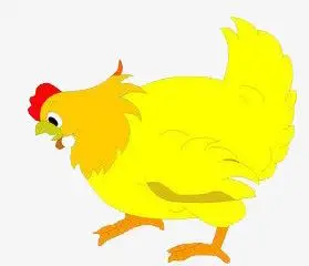 卡通,可爱,动物,小鸡,黄色