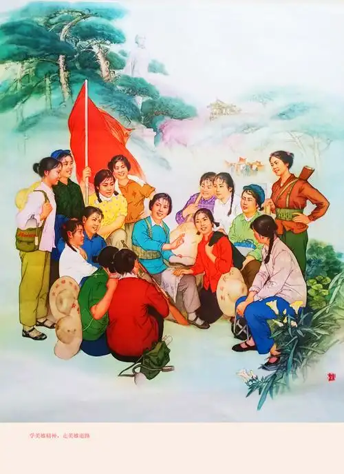 为你解读几幅六七十年代农村题材年画,宣传画,帮你打开记忆之门