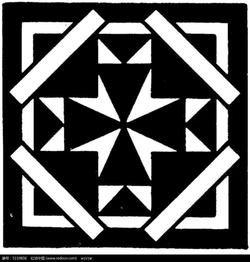 正方形创意设计图案