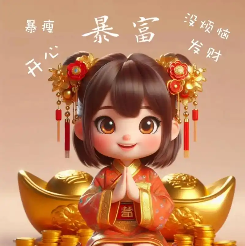 2024年微信头像什么最吉利好看 顺风顺水顺,朝朝暮暮有人疼 暴富暴瘦