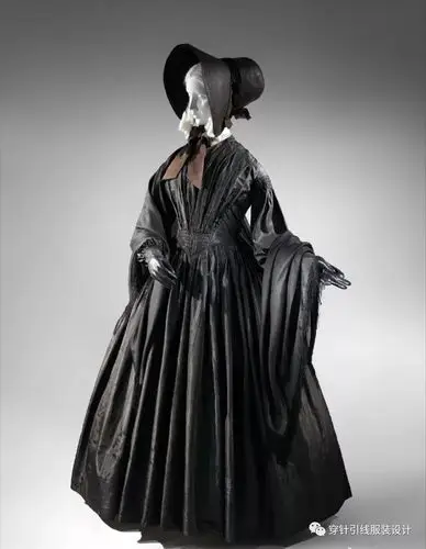 西洋服装19世纪时期美国服饰纯实物图片