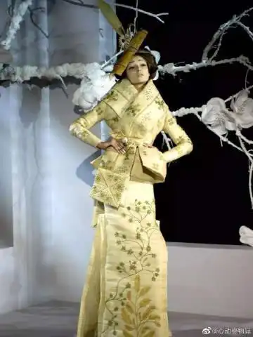 dior 2007春夏高定东瀛与折纸艺术 海盗爷经典的蝴蝶夫人  东方神秘感