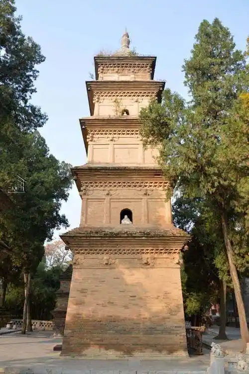 兴教寺塔三塔作品字形参差耸立中国现存最古老的楼阁式塔