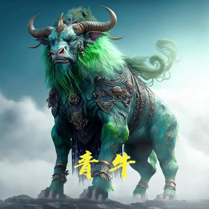 青牛一一老子 3.五色神牛——黄飞虎 4.墨麒麟——闻钟 5.