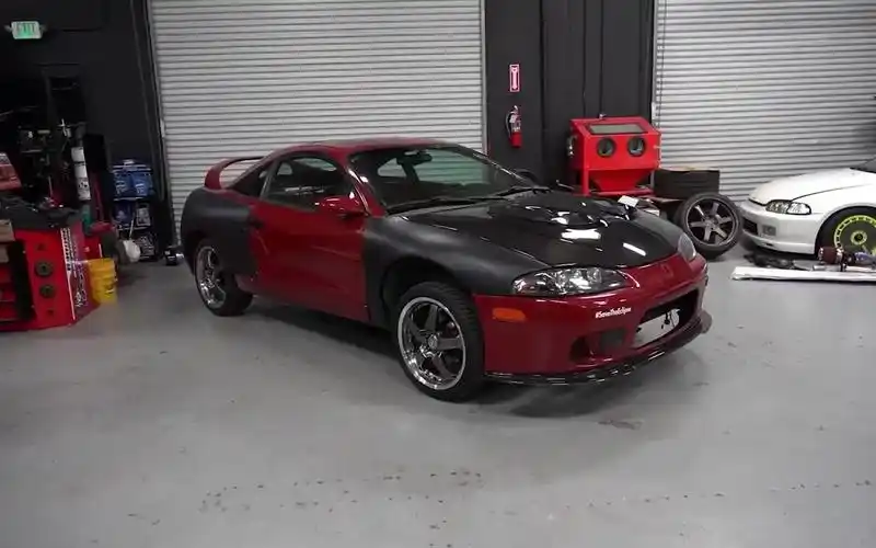 改装速度与激情,保罗沃克开的第一台车,三菱日蚀eclipse!