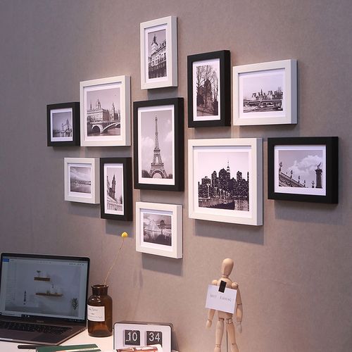 11框欧式相框创意挂墙组合10寸7寸像框照片框相架画框相片框摆台