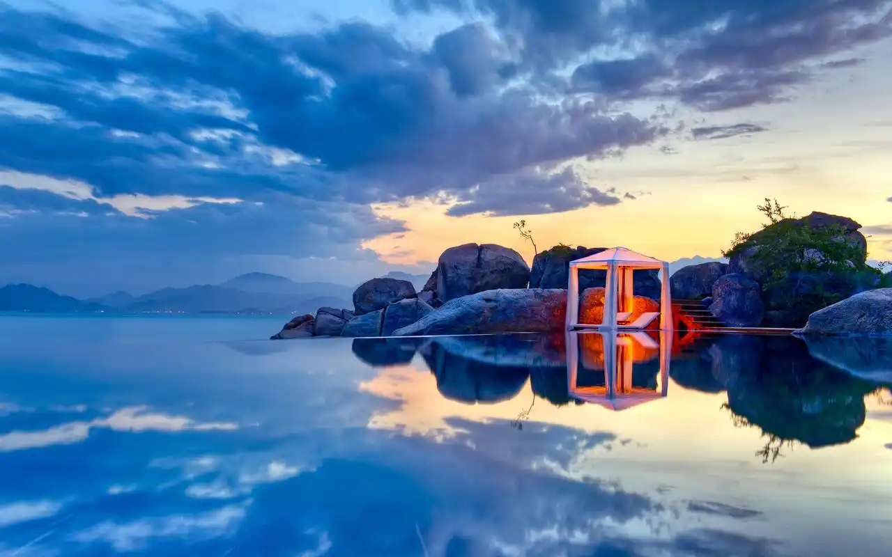 首页 桌面壁纸 风景壁纸 唯美清新自然风光图片绿色护眼壁纸上一张 下