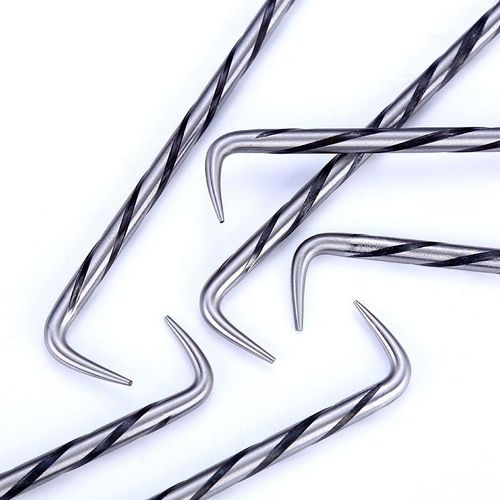 金赫钢筋钩桩心钢扎丝钩子绑钩钢筋工不锈钢螺纹扎勾绑钩器扎