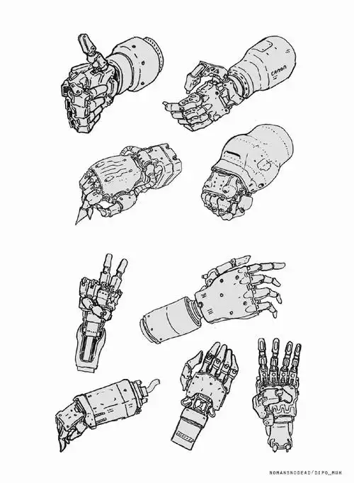 机械手臂的绘制参考