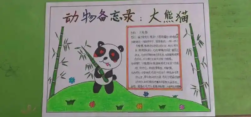 三年六班 研究性学习 动物备忘录