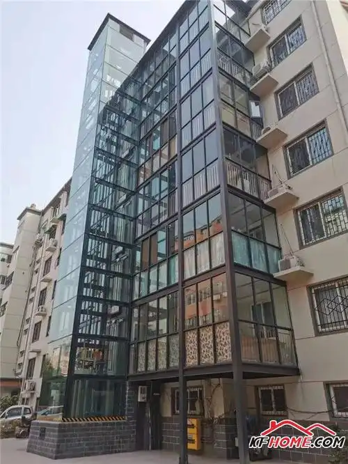 作为我市第一台"平层入户"电梯的正式建成和投入使用,该单元12户