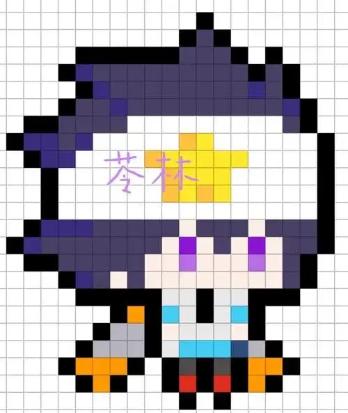 自创,自己画的,禁盗#凹凸粉看过来 #雷狮  #凹凸世界  #像素画